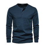 CELVOIR | CHEMISE HENLEY HOMME À MANCHES LONGUES