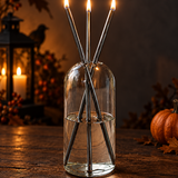 Bougies À Huile Rechargeables En Verre Pour Halloween