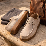 Celvoir | Mocassins En Cuir Avec Coutures Apparentes Pour Hommes