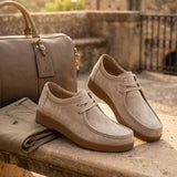 Celvoir | Mocassins En Cuir Avec Coutures Apparentes Pour Hommes