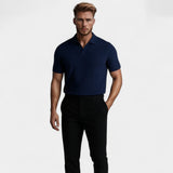 CELVOIR | POLO HOMME COL OUVERT SANS BOUTONS