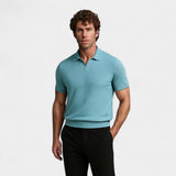CELVOIR | POLO HOMME COL OUVERT SANS BOUTONS