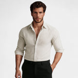CELVOIR | CHEMISE HOMME STYLE CARDIGAN À RAYURES