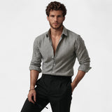 CELVOIR | CHEMISE HOMME STYLE CARDIGAN À RAYURES