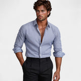 CELVOIR | CHEMISE HOMME STYLE CARDIGAN À RAYURES