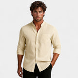 CELVOIR | CHEMISE HOMME COL MONTANT STYLE UTILITY