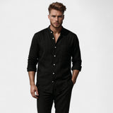 CELVOIR | CHEMISE HOMME COL MONTANT STYLE UTILITY