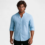 CELVOIR | CHEMISE HOMME COL MONTANT STYLE UTILITY