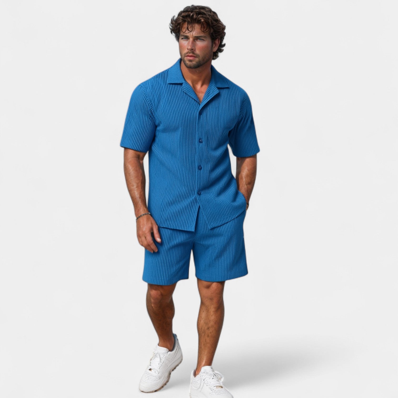 CELVOIR | ENSEMBLE HOMME VELOURS CÔTELÉ