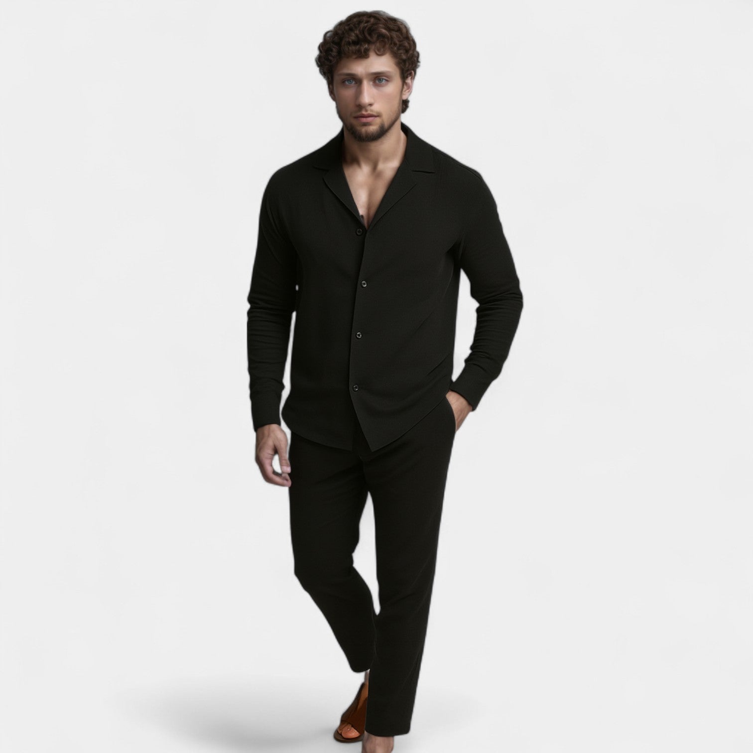 CELVOIR | ENSEMBLE HOMME CHEMISE ET PANTALON
