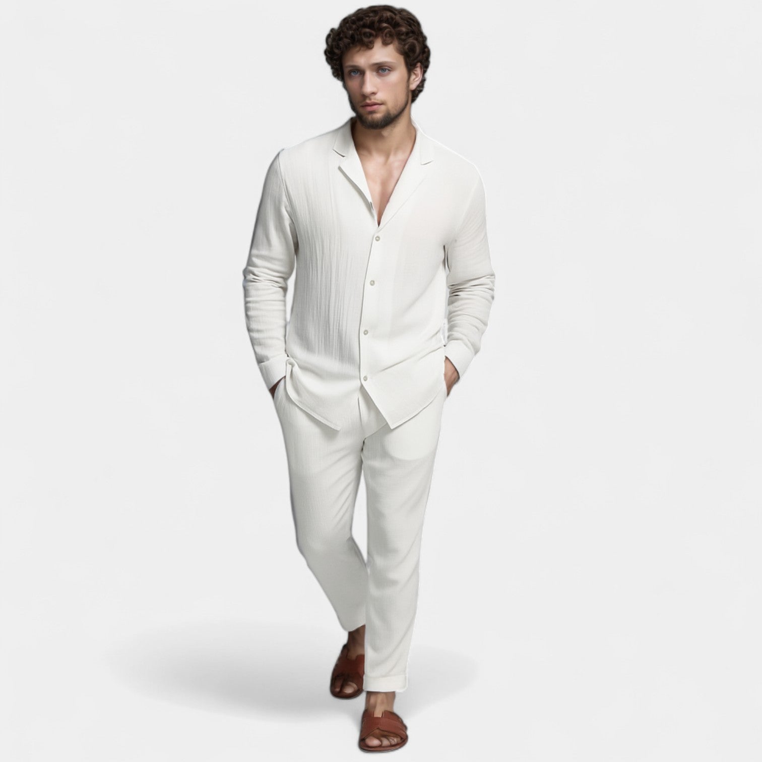CELVOIR | ENSEMBLE HOMME CHEMISE ET PANTALON