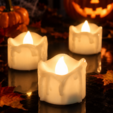 Mini Bougies LED Sans Flamme Pour Halloween