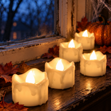Mini Bougies LED Sans Flamme Pour Halloween