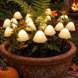 Guirlande Solaire De Champignons Lumineux Pour Halloween