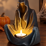 Bougeoir Gothique En Résine Pour Halloween