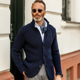 CELVOIR | CARDIGAN HOMME MAILLE CLASSIQUE