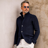 CELVOIR | CARDIGAN HOMME MAILLE CLASSIQUE