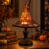 Lampe De Table Halloween En Forme De Chapeau De Sorcière
