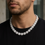 Collier Tennis Cluster 10 Mm