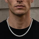 Collier Tennis 5 Mm Pour Homme