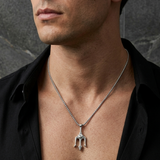 Collier Poseidon À Pendentif Symbolique