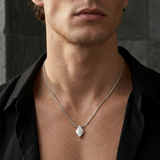 Collier Hephaestus À Pendentif Gemme Doré