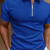 Celvoir | Polo Avec Col À Revers Et Fermeture Zippée Pour Hommes