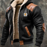 CELVOIR | VESTE VINTAGE EN DAIM AVEC CAPUCHE