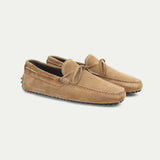 CELVOIR | MOCASSINS CONDUITE DAIM BEIGE POUR HOMME