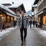 CELVOIR | MANTEAU HOMME PLAID DOUBLURE POLAIRE