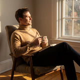 CELVOIR | PULL HOMME COL ROULÉ MAILLE ÉPAISSE