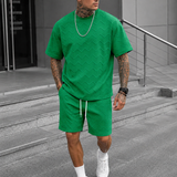 Ensemble T-Shirt Oversize Avec Short Pour Hommes