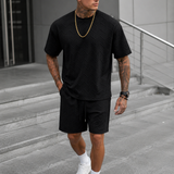Ensemble T-Shirt Oversize Avec Short Pour Hommes