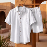 Celvoir | Ensemble Chemise Avec Short À Cordon Pour Hommes