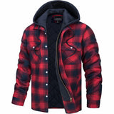 CELVOIR | VESTE À CAPUCHE À CARREAUX HOMMES