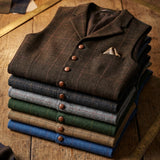 Celvoir | Gilet À Revers Avec Motif À Carreaux Pour Hommes