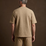 Celvoir | Ensemble Tricoté Avec Col V Et Short Pour Hommes