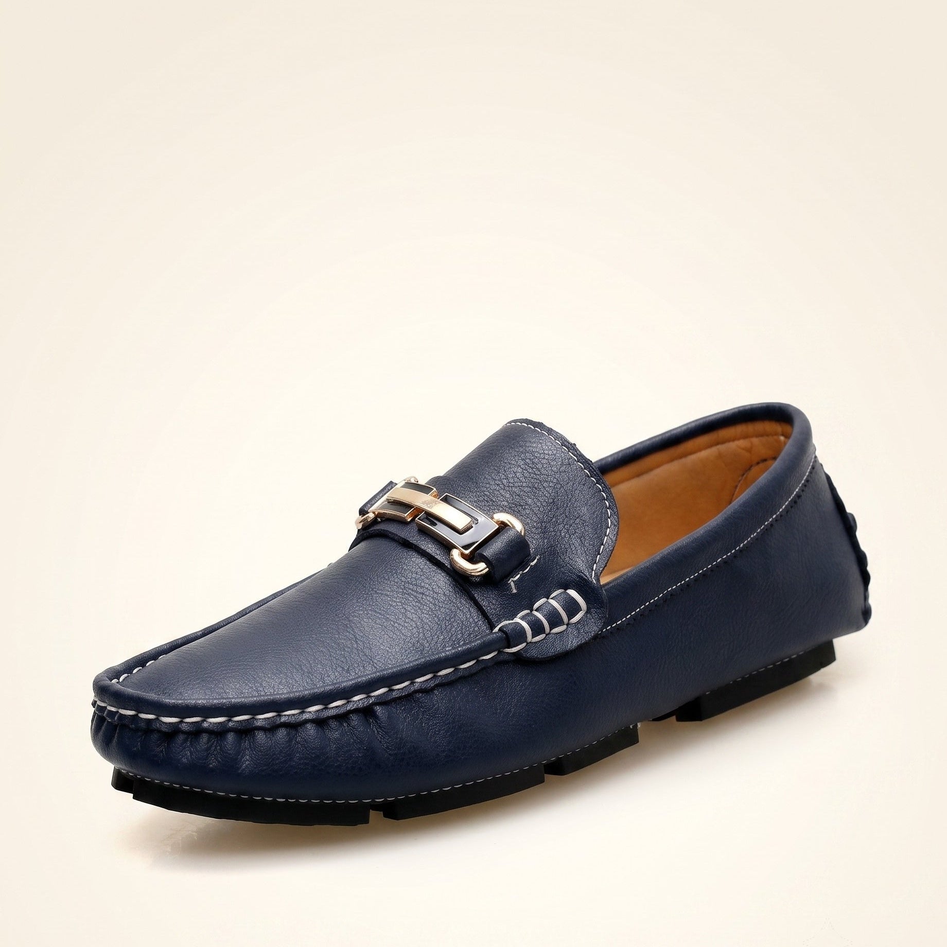 Mocassins Slip-On Texturés Pour Hommes