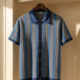 Celvoir | Polo Tricoté Avec Fermeture Boutonnée Pour Hommes