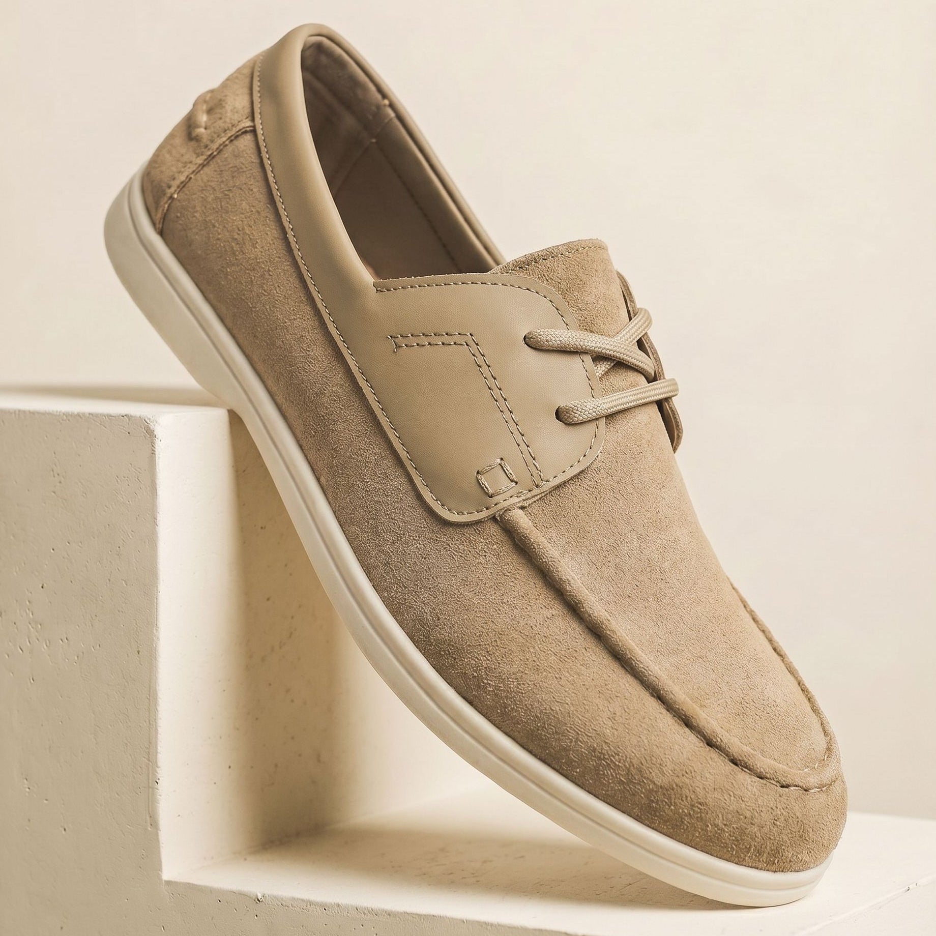 Chaussures À Lacets En Suédine Pour Hommes