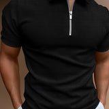 Celvoir | Polo Avec Col À Revers Et Fermeture Zippée Pour Hommes