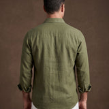 Celvoir | Chemise Brodée Avec Manches Longues Pour Hommes