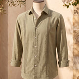 Celvoir | Chemise Brodée Avec Manches Longues Pour Hommes