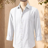 Celvoir | Chemise Brodée Avec Manches Longues Pour Hommes
