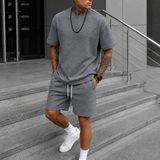 Ensemble T-Shirt Oversize Avec Short Pour Hommes