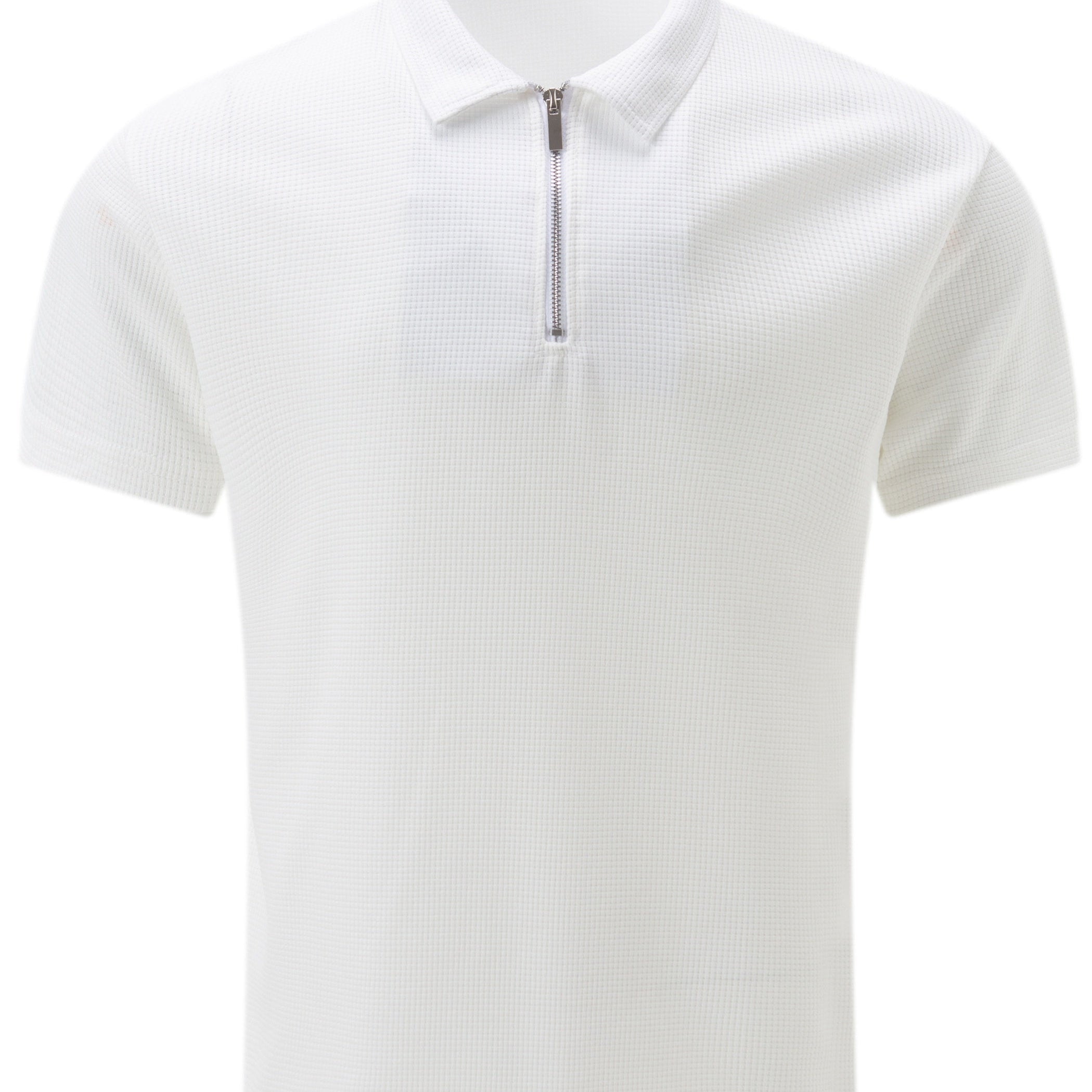 Celvoir | Polo Avec Col À Revers Et Fermeture Zippée Pour Hommes