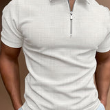 Celvoir | Polo Avec Col À Revers Et Fermeture Zippée Pour Hommes