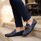 Celvoir | Mocassins Slip-On Texturés Pour Hommes