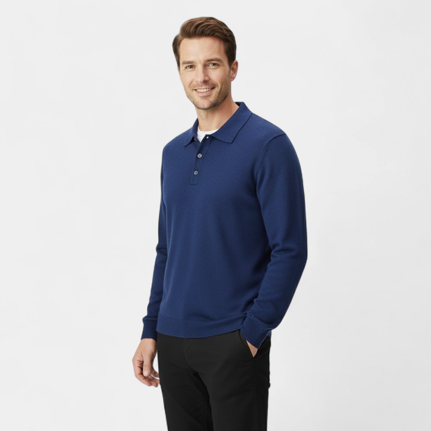 CELVOIR | POLO HOMME MANCHES LONGUES MAILLE