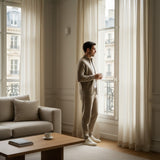 CELVOIR | ENSEMBLE HOMME CARDIGAN ZIPPÉ ET PANTALON MAILLE